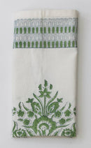 Rozablue - NEW Handprinted Tablecover XL Wakame green 160 x 340