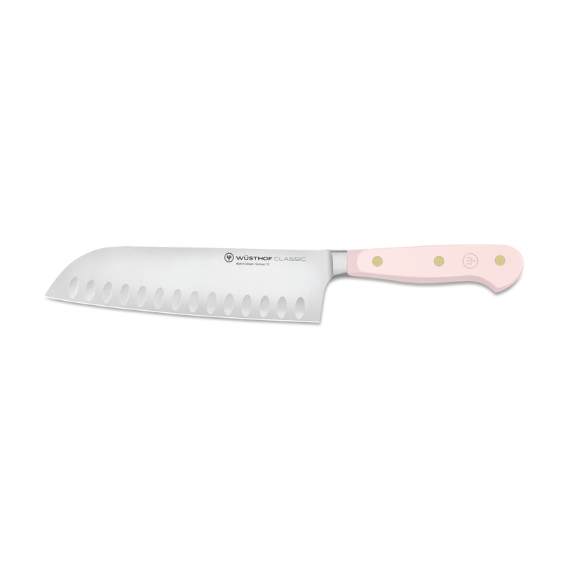 Wüsthof Classic Pink 7" Santoku, Hollow Ground