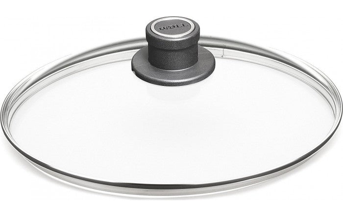 Woll 8"-12" Tempered Safety Glass Lid with Vented Knob