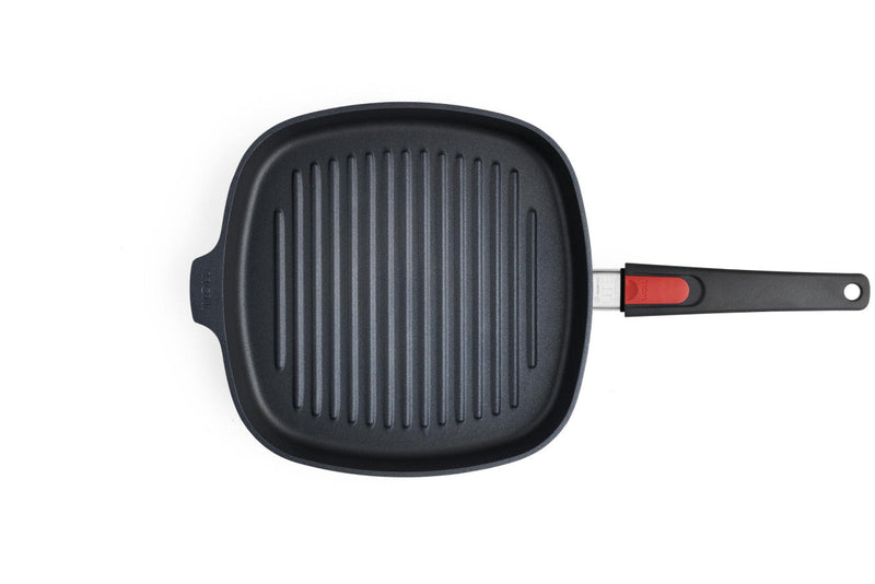 Woll Diamond Lite Grill Pan Black Handle with Lid