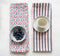 Rozablue - Handmade Funkystripes Strawberry Dishcloth - 100% Cotton