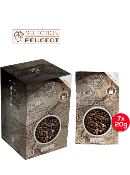 Tan Hoi Black Pepper 140g - Vietnam. Box of 7 x 20g sachets