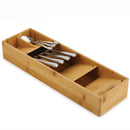 DrawerStore™ Bamboo Compact Cutlery Organizer