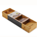 DrawerStore™ Bamboo Compact Cutlery Organizer