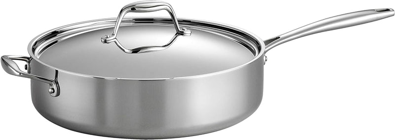 Tramontina Tri-Ply Stainless 3 to 6 Quart Sauté Pan