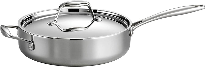 Tramontina Tri-Ply Stainless 3 to 6 Quart Sauté Pan