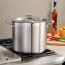 Tramontina 12 Qt Stainless Steel Covered Stock Pot