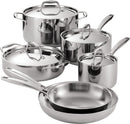 Tramontina Tri-Ply Stainless 10 PC Cookware Set