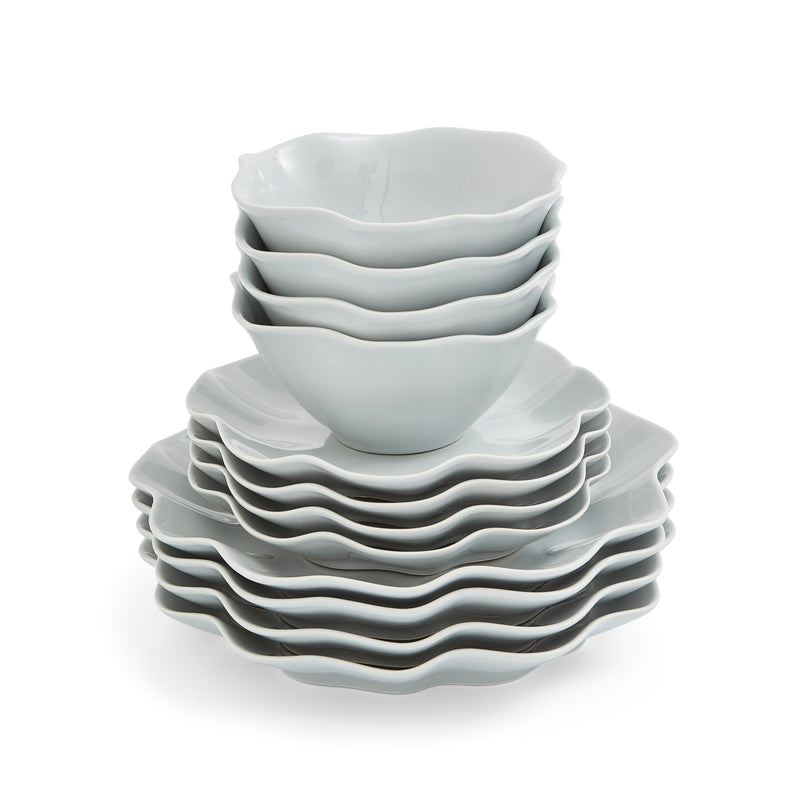 Sophie Conran Floret 12 Piece Set - Dove Grey