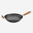 CU 14" Carbon Steel WOK with Premium Wood Handle