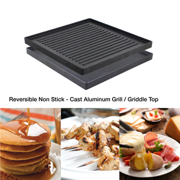 Raclette Grill | Reversible Cast Aluminum Grill Plate | Swissmar