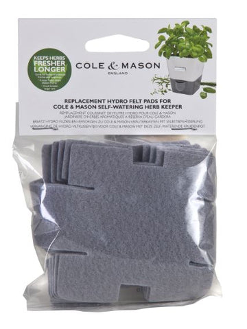 Cole & Mason Hydro Felt Pad Refill - Pack of 6