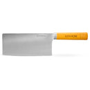 AdHoc Stainless Steel Cleaver, yellow handle