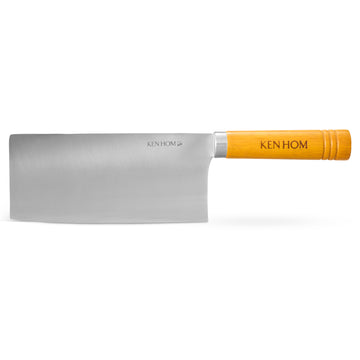 AdHoc Stainless Steel Cleaver, yellow handle