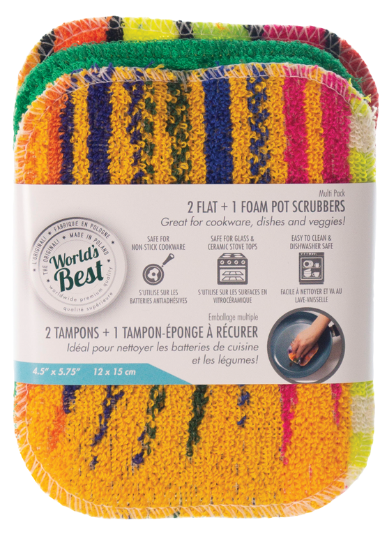 Pot Scrubbers - Multi Pack - Printed