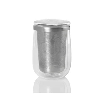 AdHoc Tea Glass w/ SS infuser