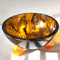 Gibb & Daan - Hand Poured Resin Salad Serving Bowl - Gorgeous Orange Legs