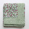 Rozablue - NEW Handblockprinted Tablecloth Wakame green 160 x 270