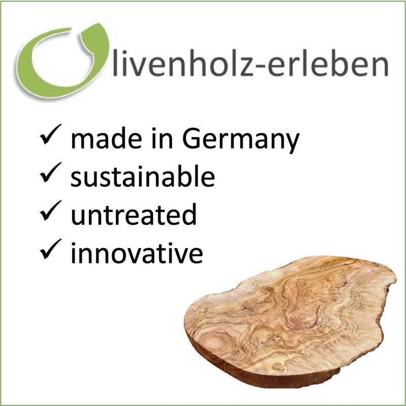 olivenholz-erleben - RUSTIC bread bowl 35 — 39 cm made of olive wood