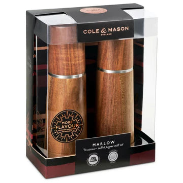 Cole & Mason Marlow Acacia Wood Mill Set