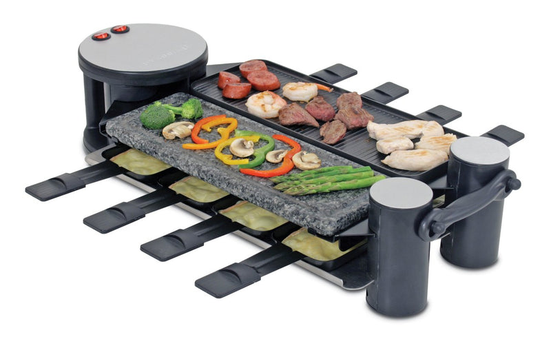 Raclette Grill | Granite/Aluminum Non-Stick Top | Swivel | Swissmar